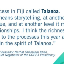 Talanoa Dialogue – inclusive, participatory and transparent